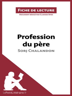 cover image of Profession du père de Sorj Chalandon (Fiche de lecture)